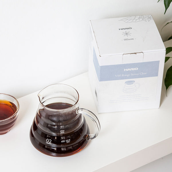 V60 Range Server 600ml Clear - Bloom Series