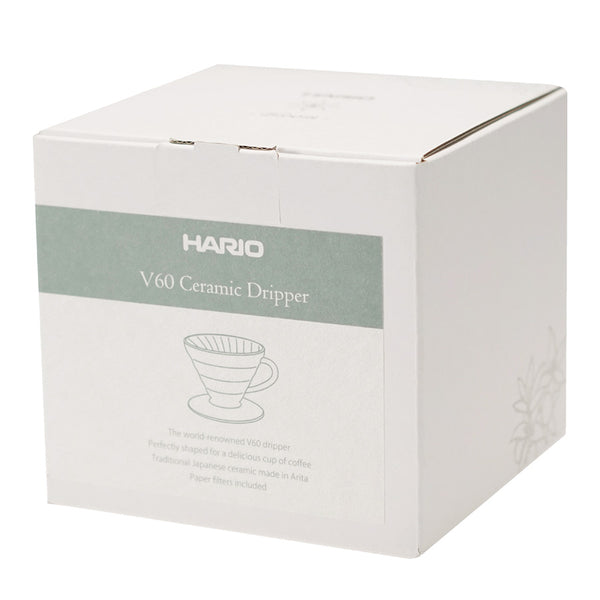 Coffee Dripper V60 02 Ceramic Bloom Series - White